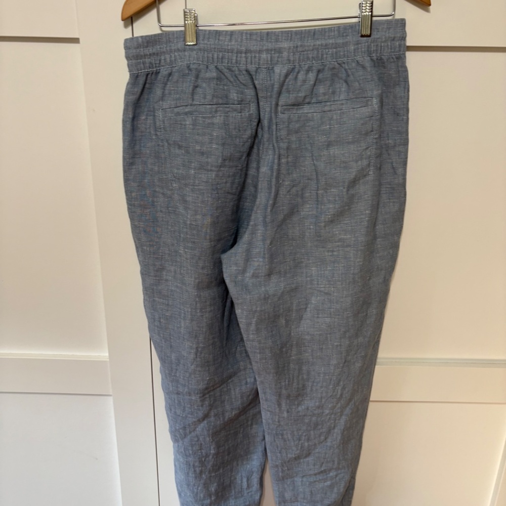 Athleta Retreat Linen Jogger - size 10 - Picture 2 of 7